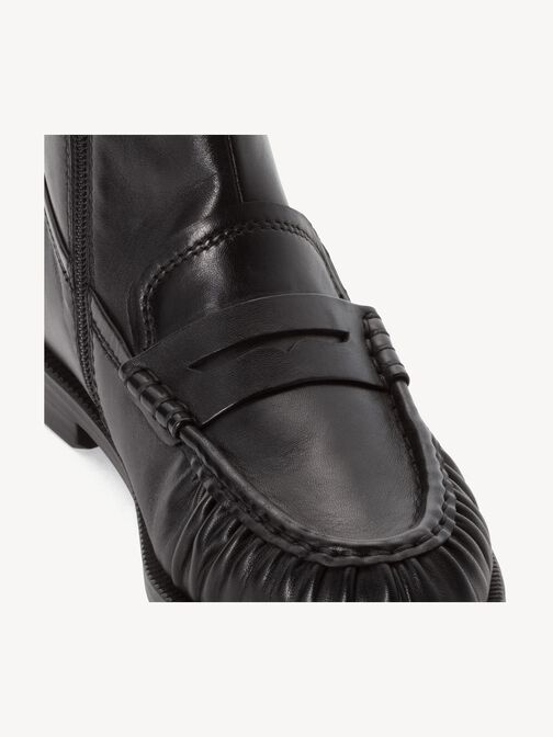 Bottine, BLACK LEATHER, hi-res