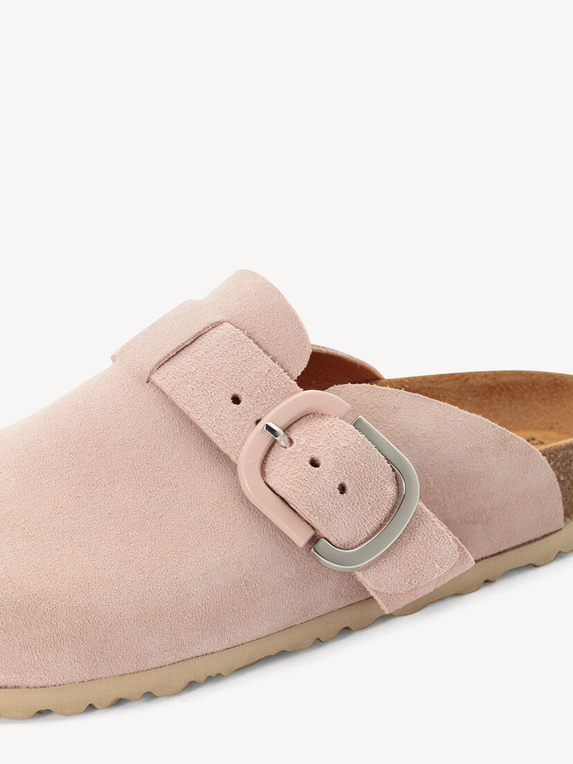 Leren Slipper - roze, LIGHT ROSE, hi-res