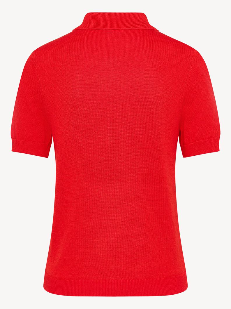 Polo en maille - rouge, Goji Berry, hi-res