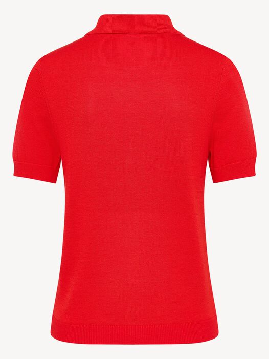 gebreide polo, Goji Berry, hi-res