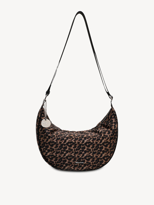 Schoudertas, black/brown, hi-res