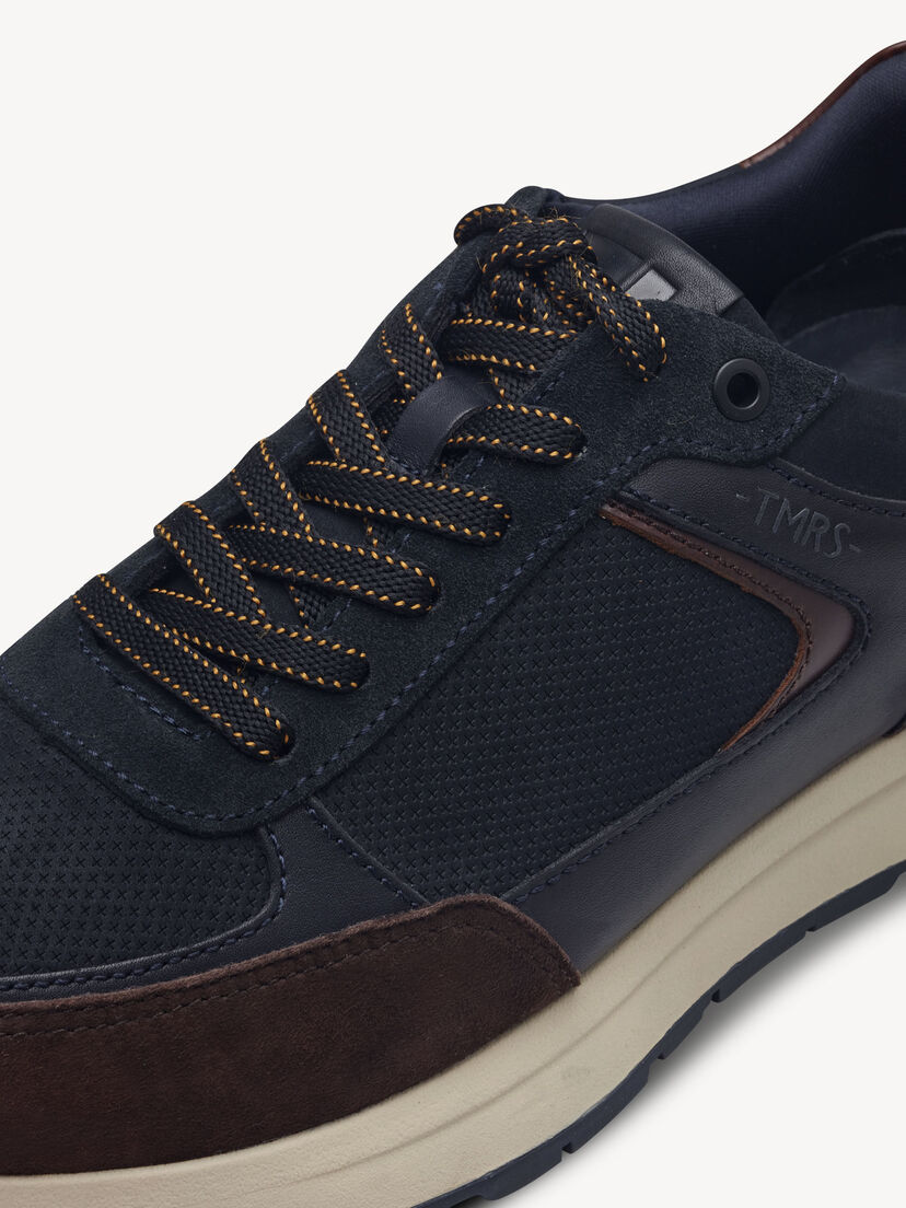 Sneaker - blauw, NAVY/BROWN, hi-res