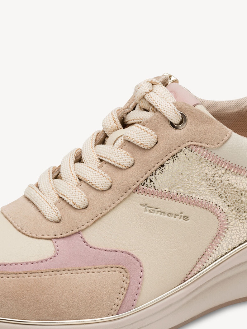 Ledersneaker - beige, IVORY COMB, hi-res