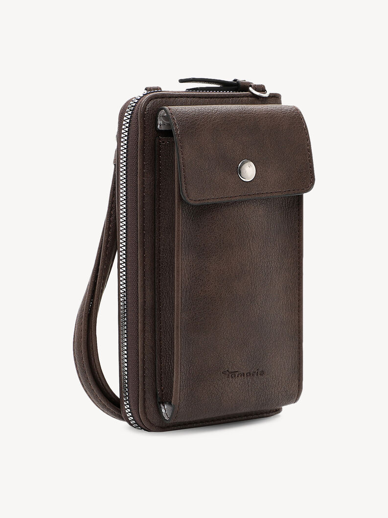 &Eacute;tui pour t&eacute;l&eacute;phone portable - marron, brown, hi-res