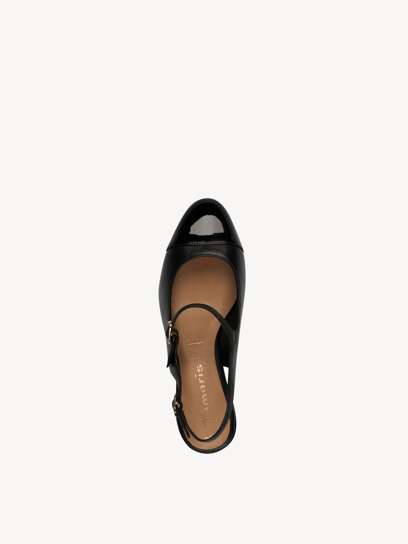 Slingpumps - zwart, BLACK UNI, hi-res