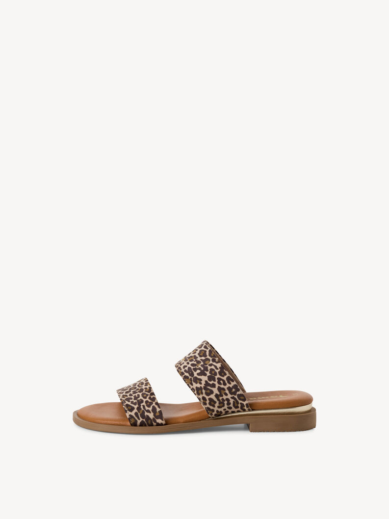 Mule - marron, LEOPARD, hi-res