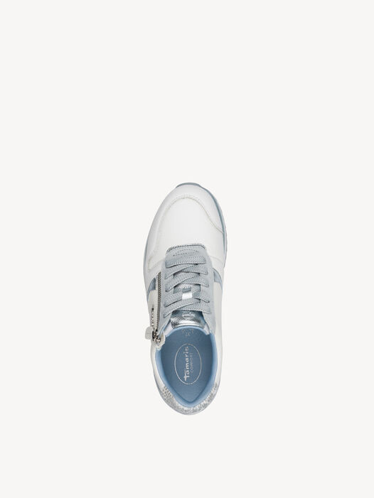 Sneaker, WHITE/BLUE, hi-res