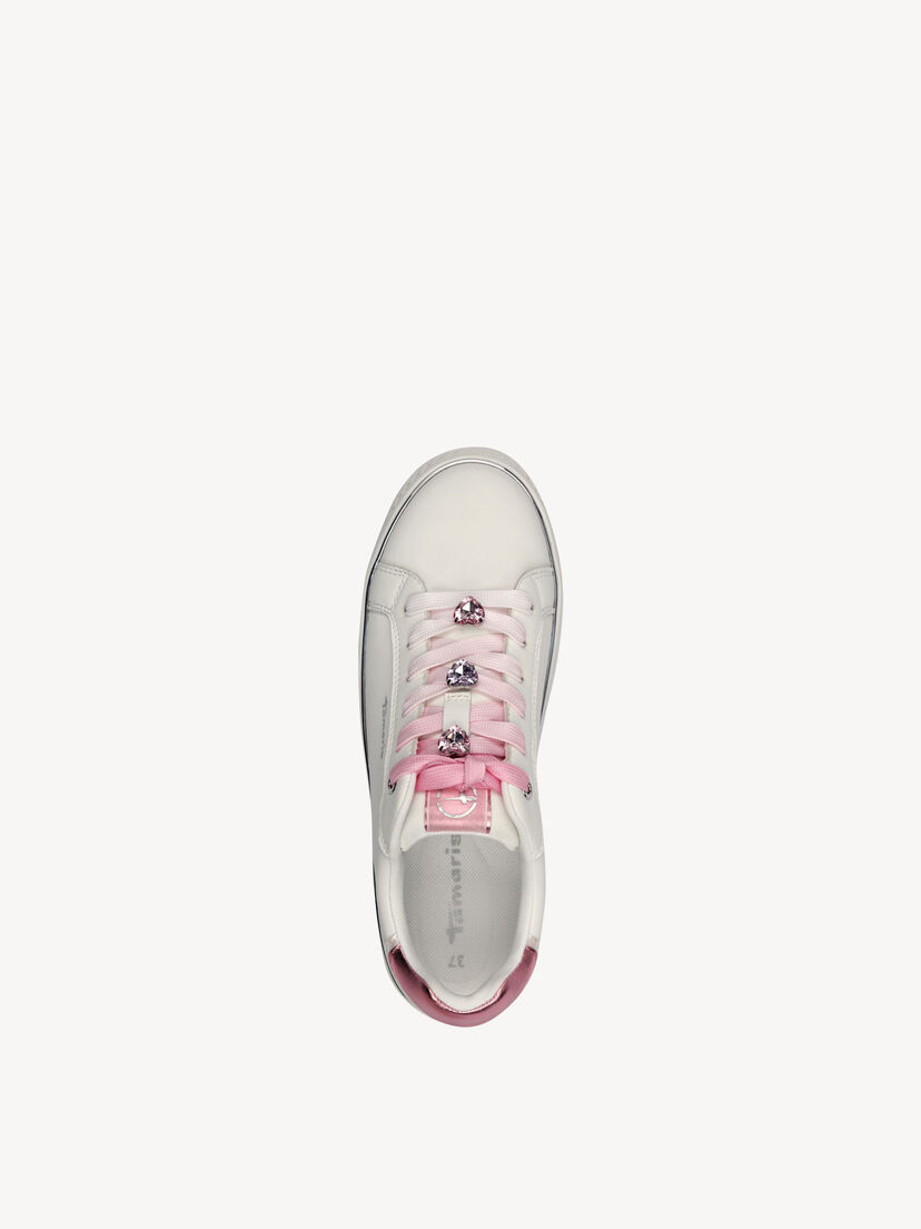Sneaker - wit, WHITE/PINK, hi-res