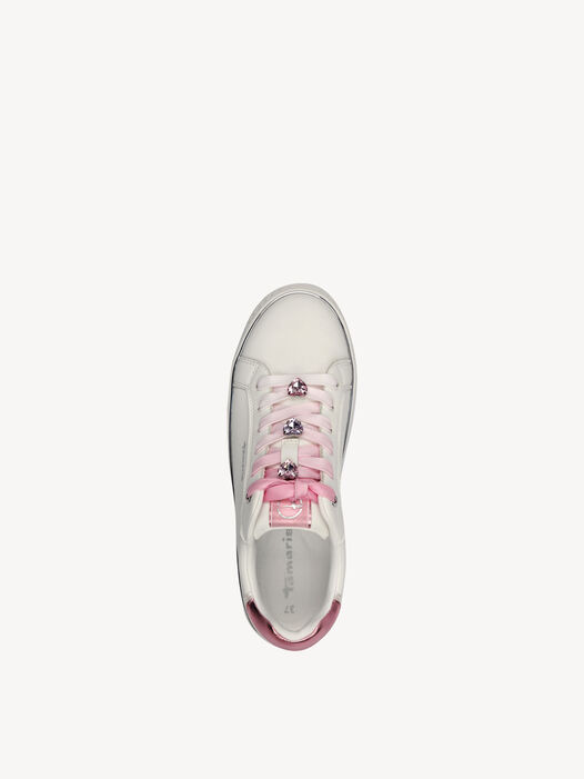 Sneaker, WHITE/PINK, hi-res