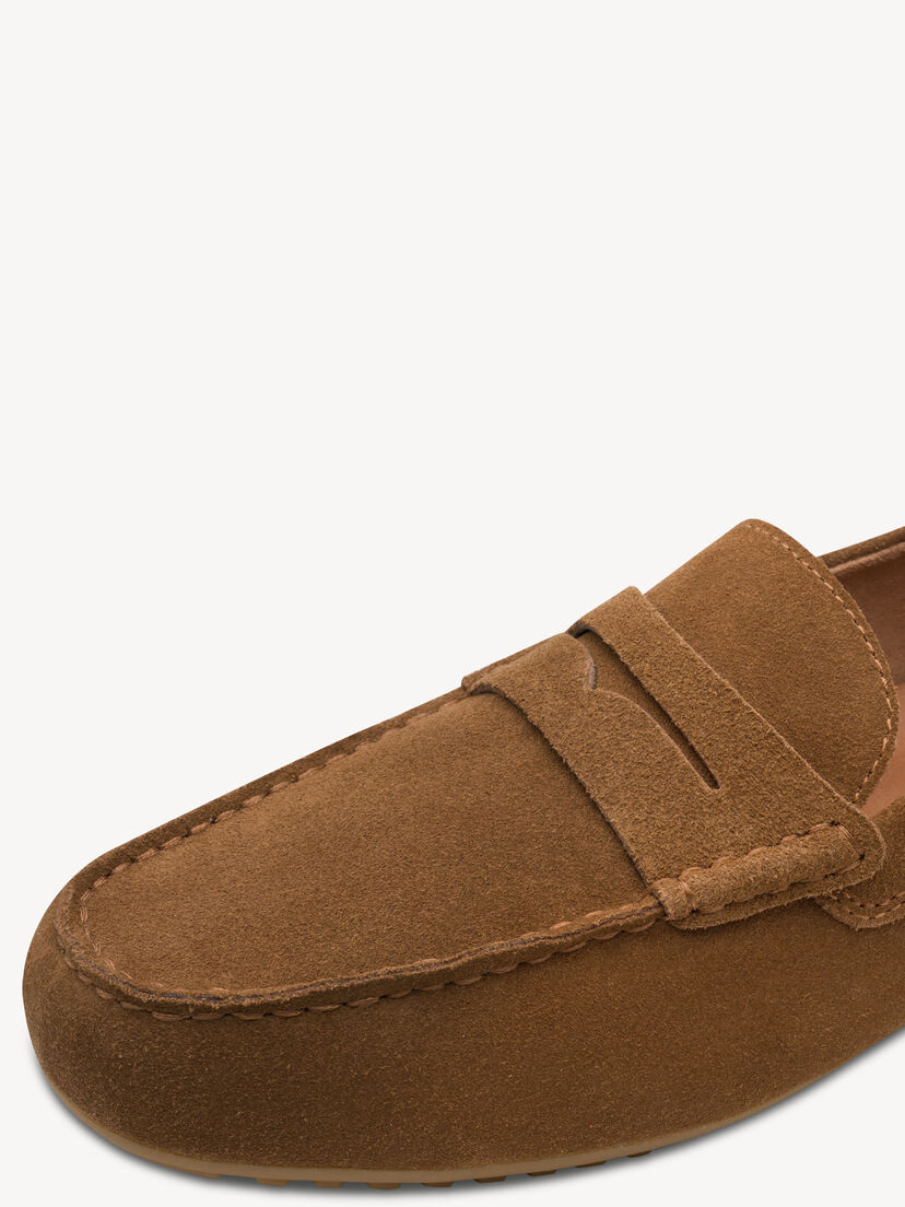 Leren Instappers - bruin, TAN, hi-res