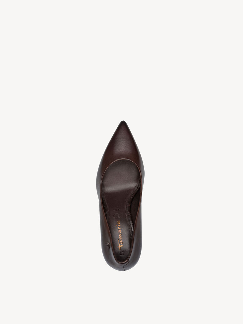 Leather Pumps - brown, MAHOGANY LEA., hi-res