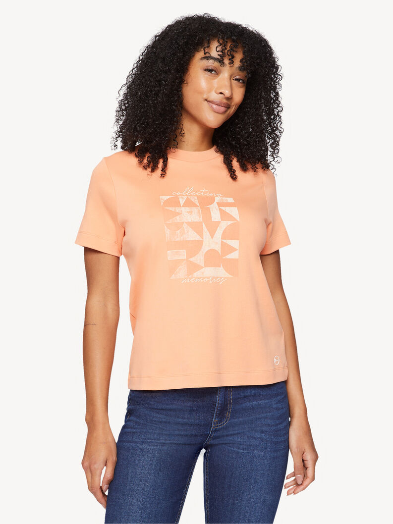 T-shirt - orange, Shell Coral, hi-res