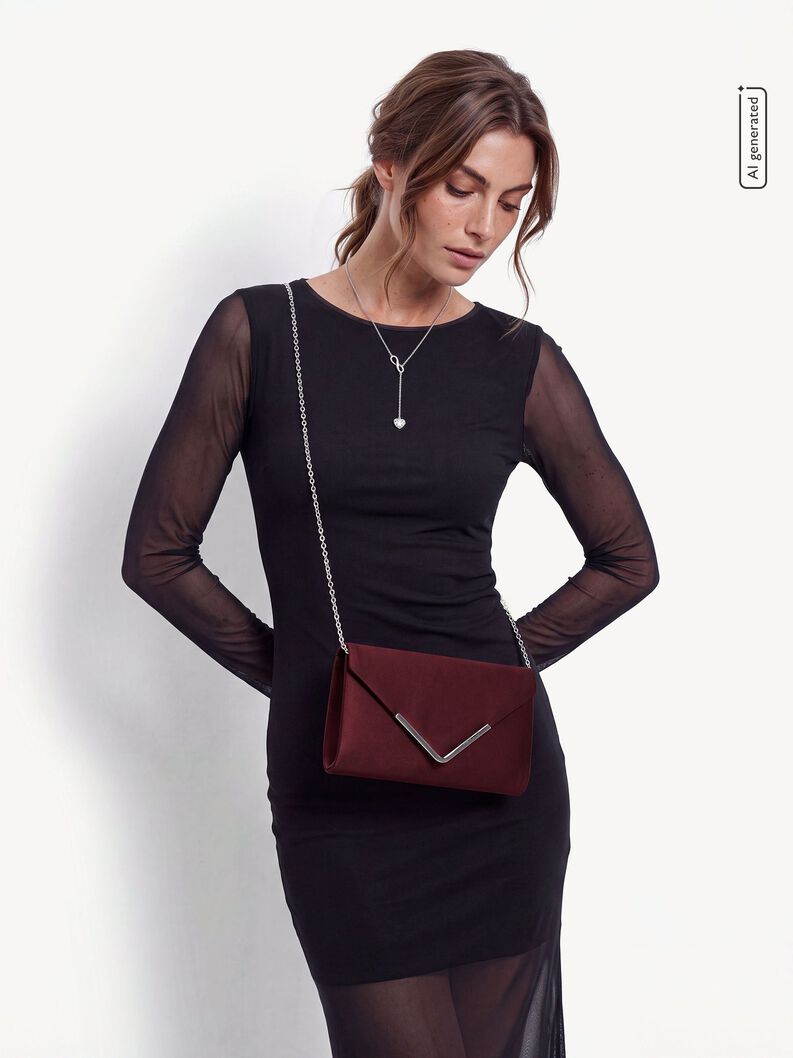 Borsetta senza manici, bordo, hi-res