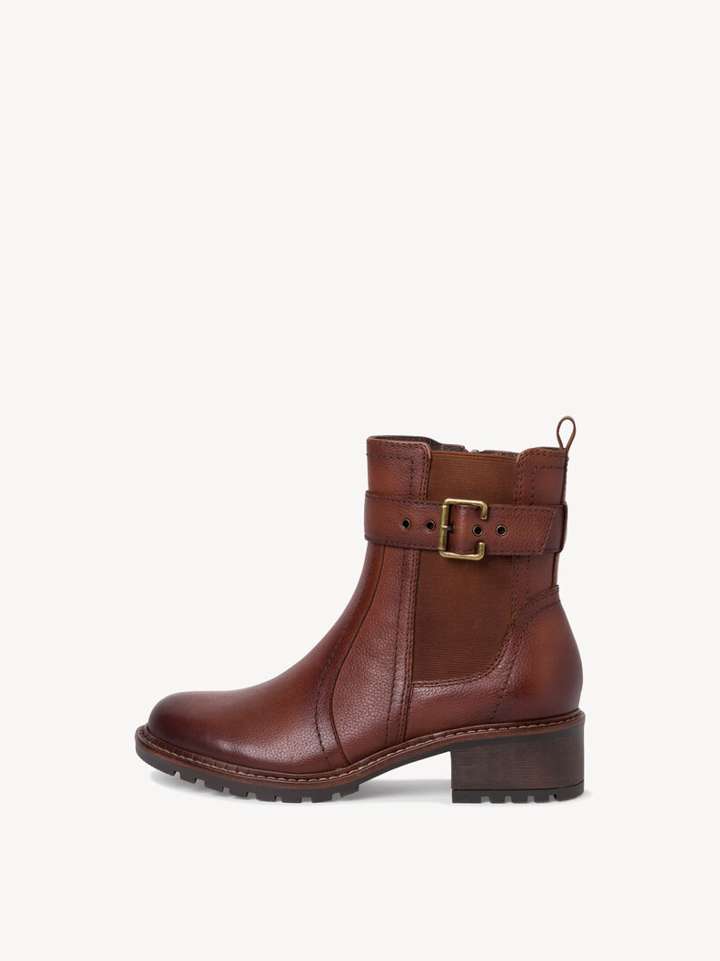 Leather Chelsea boot - brown, CHESTNUT, hi-res