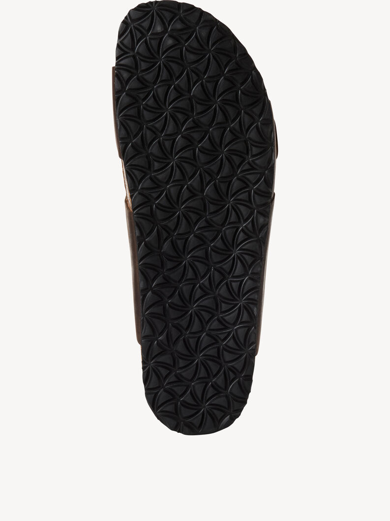 Leather Mule - brown, BROWN PULL-UP, hi-res