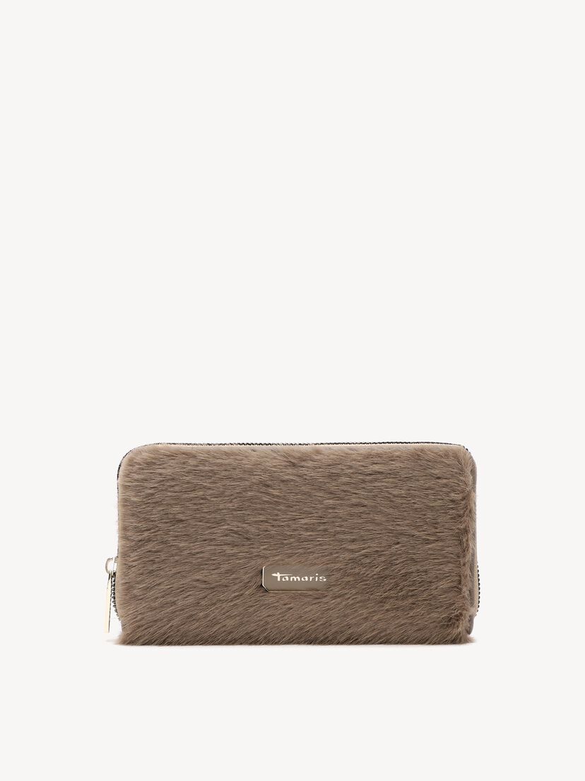 Portemonnee - bruin, taupe, hi-res