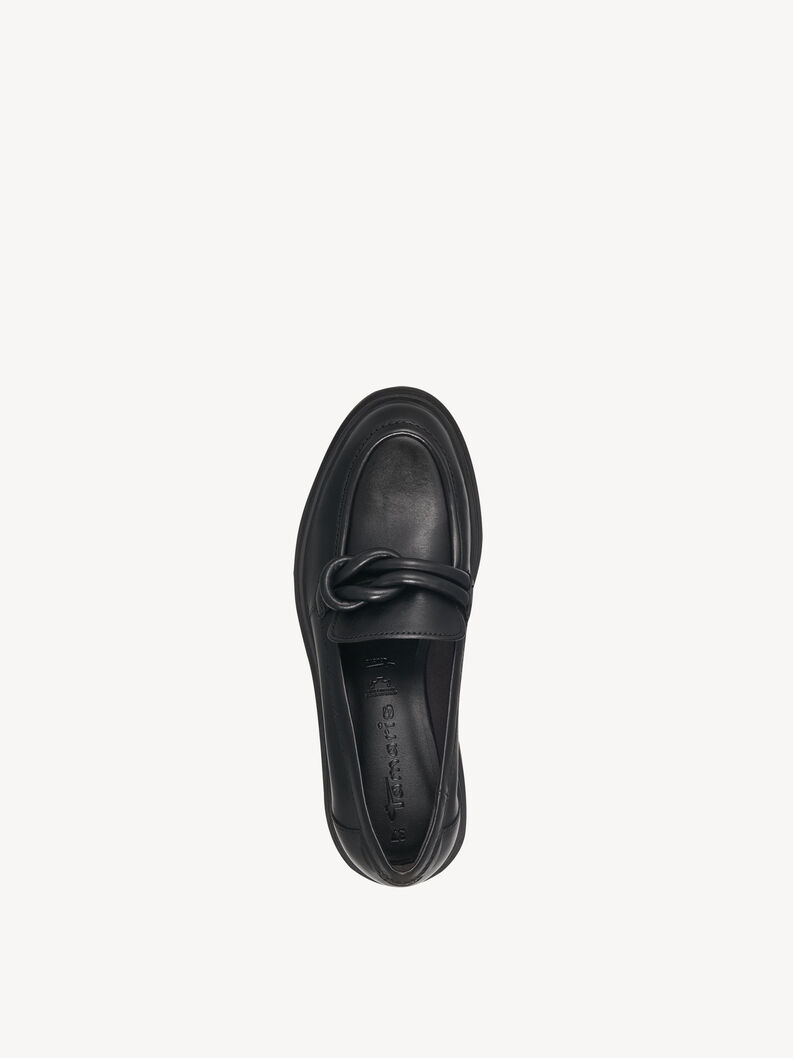 Lederslipper - schwarz, BLACK LEATHER, hi-res
