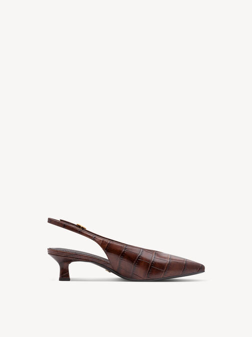 sling pumps, MUSCAT CROCO, hi-res