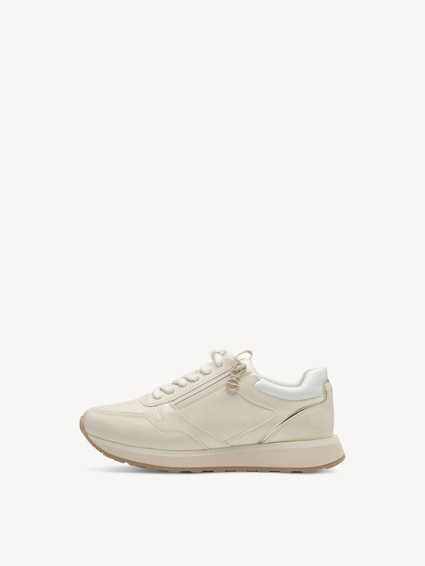 Sneaker - beige, IVORY PATENT, hi-res
