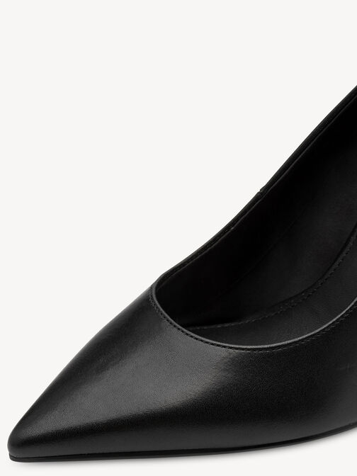 Pumps, BLACK LEATHER, hi-res