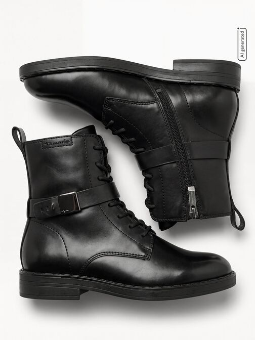Stiefelette, BLACK, hi-res