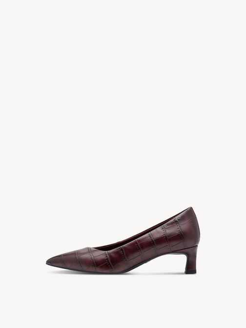Pumps, MERLOT CROCO, hi-res