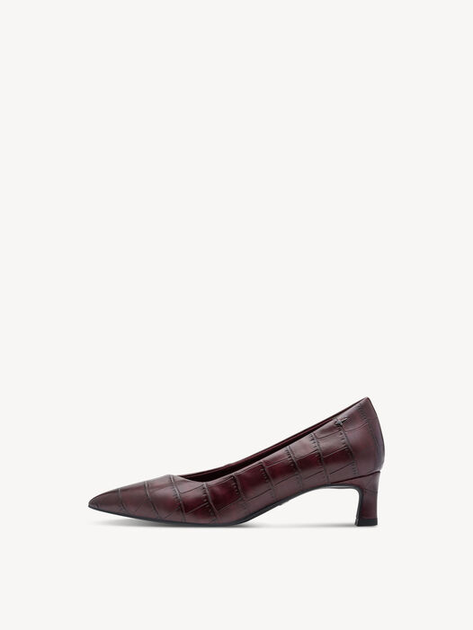 Pumps, MERLOT CROCO, hi-res