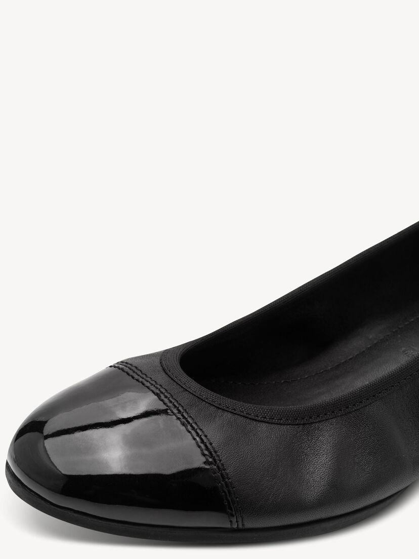 Ballerina - zwart, BLACK, hi-res