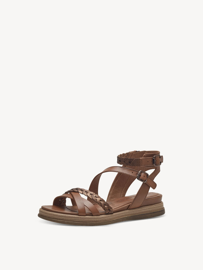 Sandaaltje - bruin, cognac, hi-res