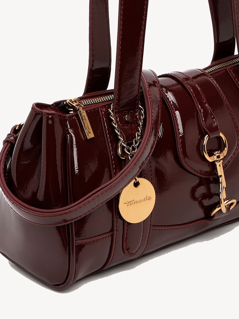 Shopping bag - red, wine, hi-res