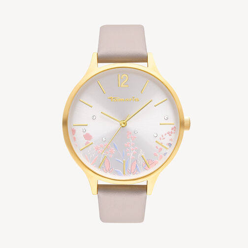 Uhr, gold-beige, hi-res
