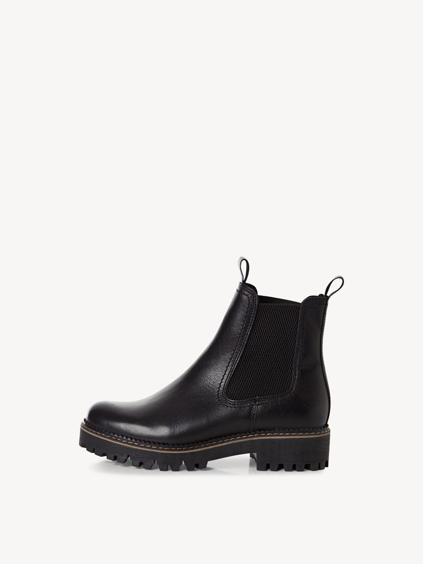 Chelseaboot, BLACK LEATHER, hi-res