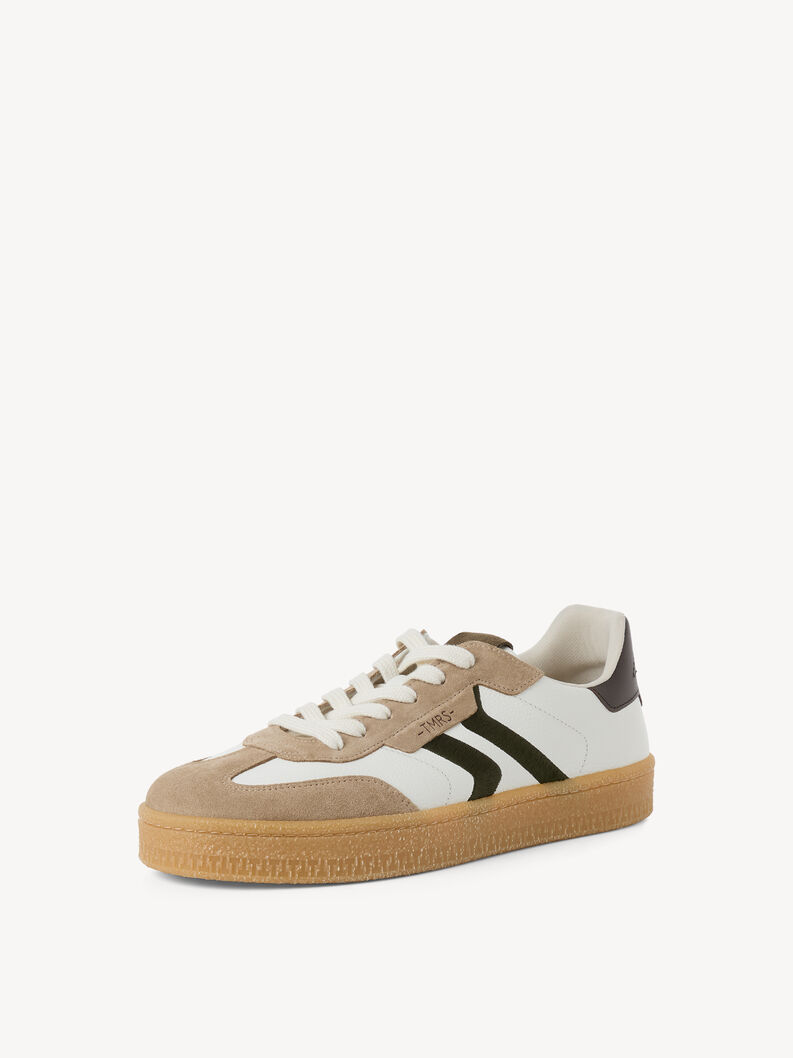 Leather Sneaker - white, OFFWHITE COMB, hi-res