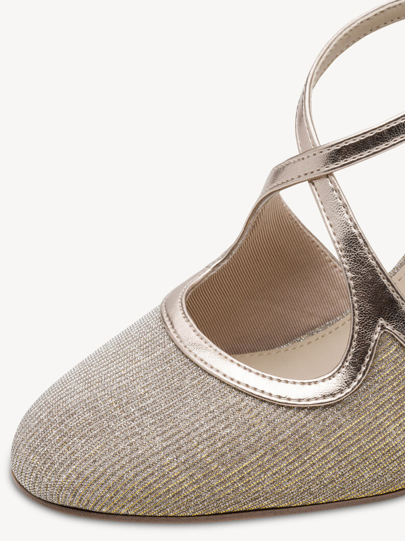 Pumps - metallic, LT.GOLD GLAM, hi-res