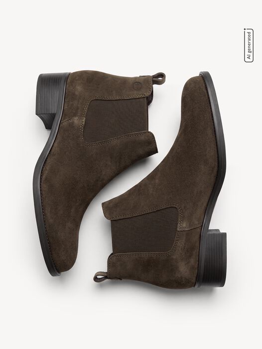 Chelseaboot, OLIVE SUEDE, hi-res