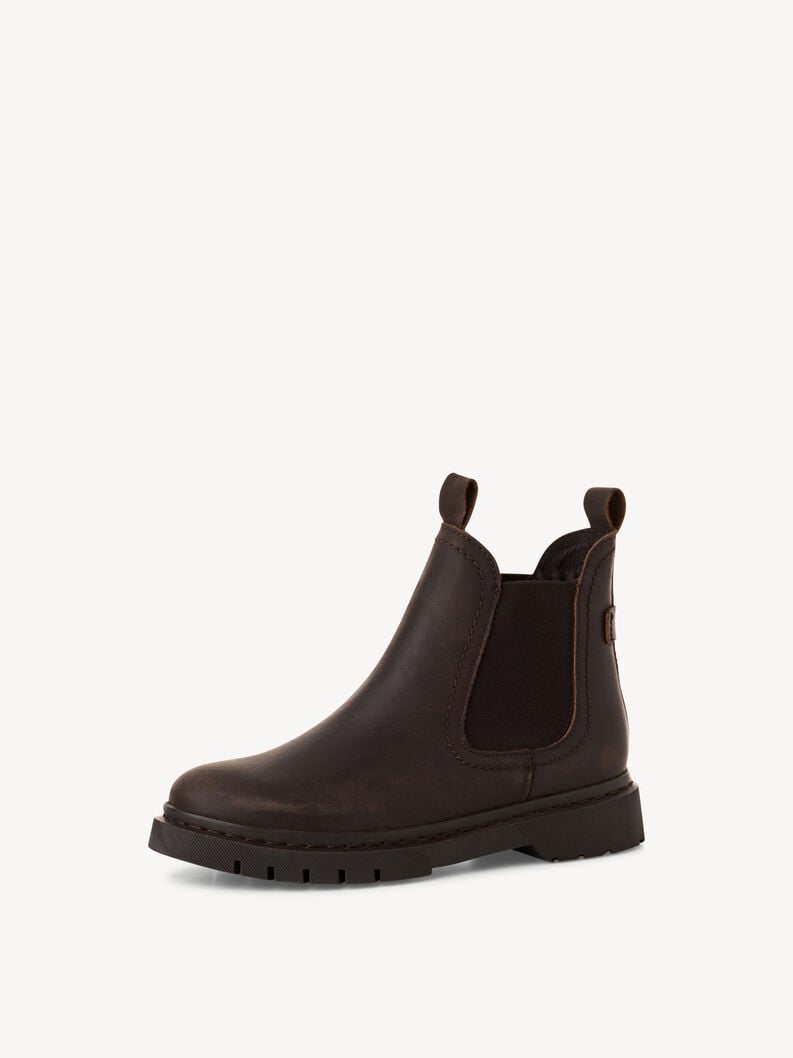 Leather Chelsea boot - brown, BROWN, hi-res