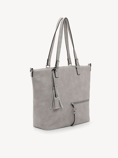 Shopping bag, lightgrey, hi-res