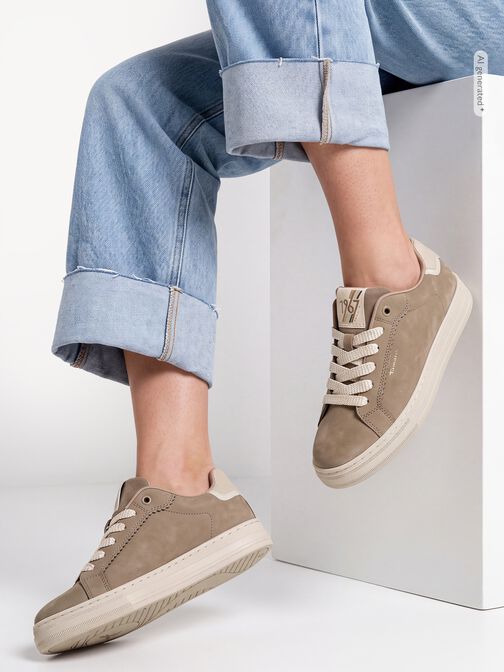 Sneaker, TAUPE NUBUC, hi-res