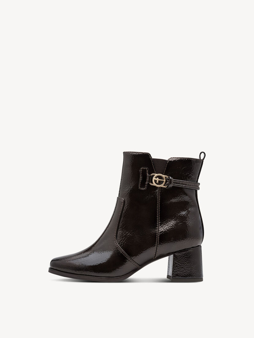 Enkellaarsje - bruin, MOCCA PATENT, hi-res