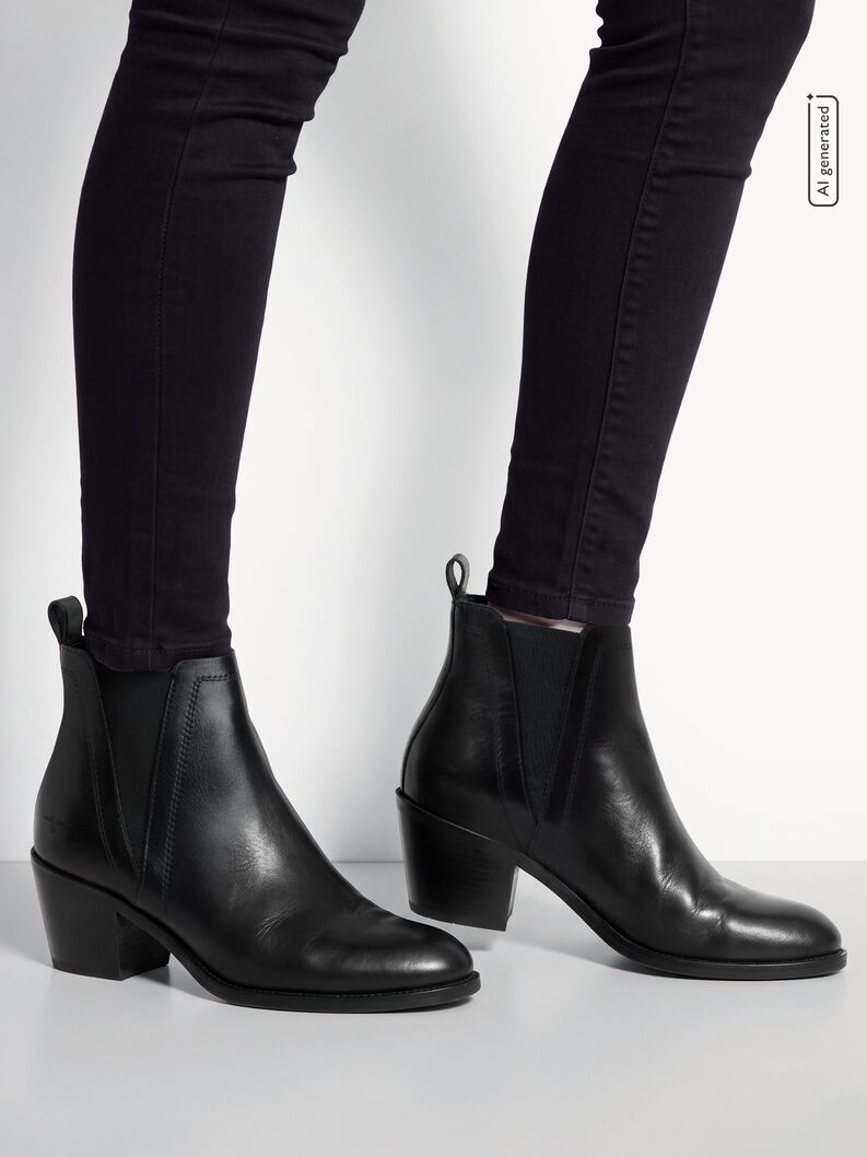 Obuv Chelsea, BLACK LEATHER, hi-res
