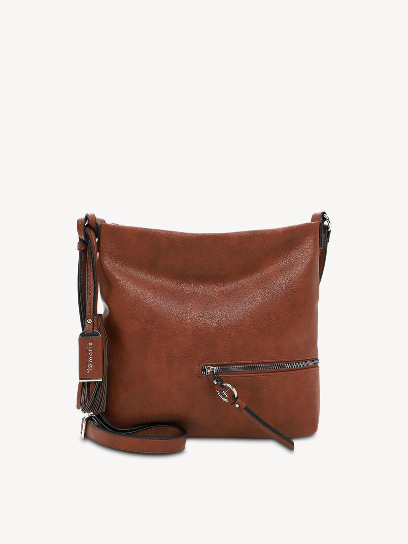 Schoudertas - bruin, cognac, hi-res