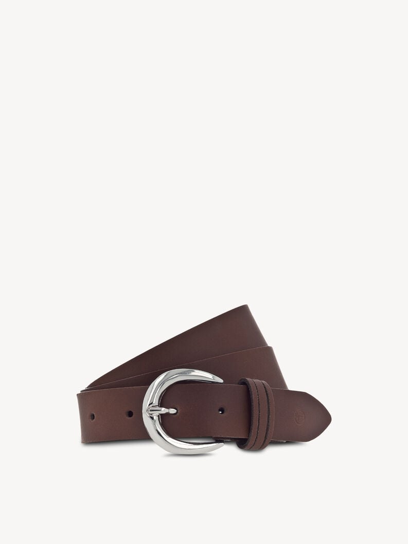 Leather Belt - brown, baileys, hi-res