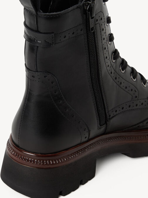 Bootie, BLACK LEATHER, hi-res