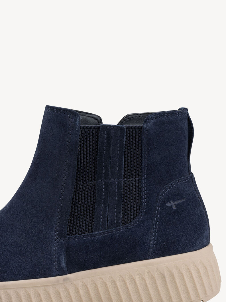 Leather Chelsea boot - blue, NAVY SUEDE, hi-res