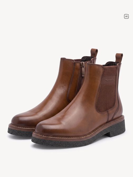 Bottine Chelsea, COGNAC LEATHER, hi-res