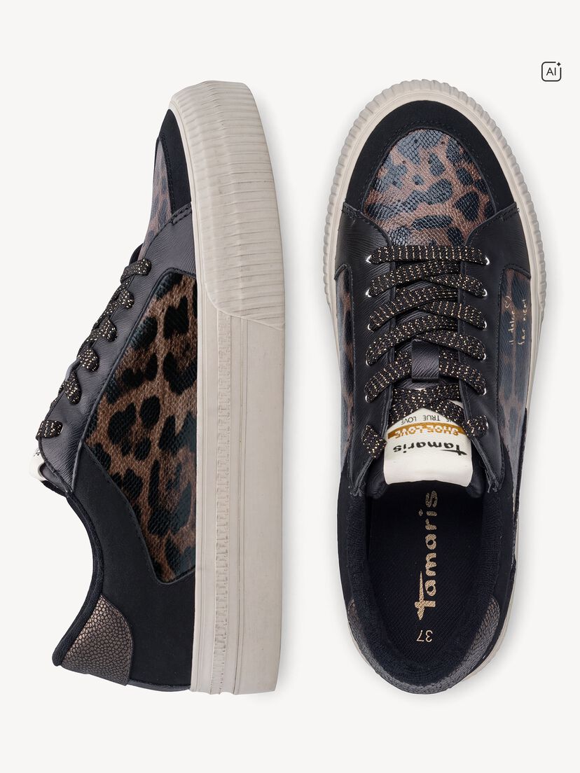 Sneaker - zwart, BLACK COMB, hi-res