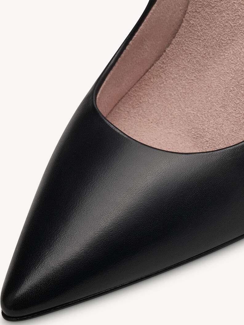 Lederpumps - schwarz, BLACK, hi-res