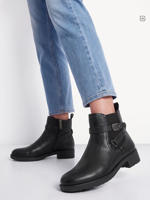 Stivaletti Chelsea, BLACK, hi-res
