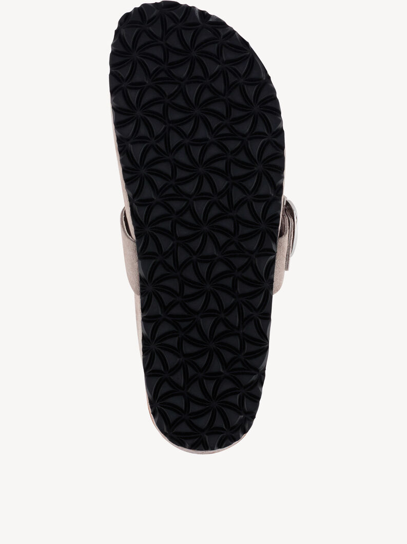 Leather Mule - grey, GREY, hi-res