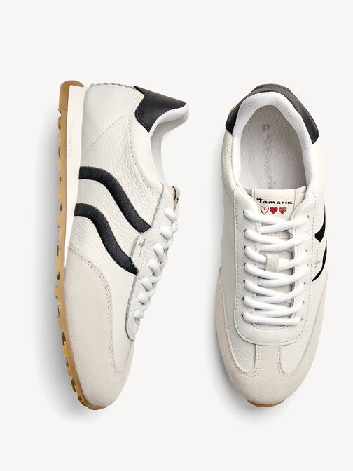 Sneaker, WHITE/BLACK, hi-res